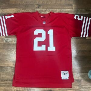 Mitchell & Ness Deion Sanders San Francisco 49ers Legacy Throwback Jersey